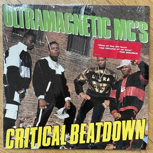 ULTRAMAGNETIC MC'S Critical Beatdown (Next Plateau - USA 1997 reissue) (EX/G) LP