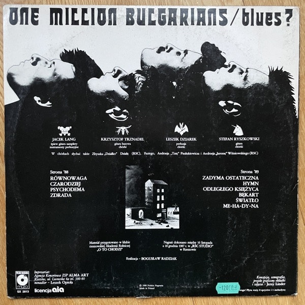 ONE MILLION BULGARIANS Blues? (Polskie Nagrania Muza - Poland original) (VG-/VG+) LP