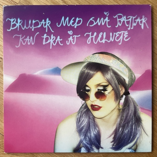 LILLA LOVIS Brudar Med Små Pattar Kan Dra Åt Helvete (Purple vinyl) (Ägg Tapes & Records - Sweden original) (VG+/EX) 7"