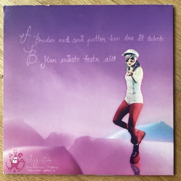 LILLA LOVIS Brudar Med Små Pattar Kan Dra Åt Helvete (Purple vinyl) (Ägg Tapes & Records - Sweden original) (VG+/EX) 7"