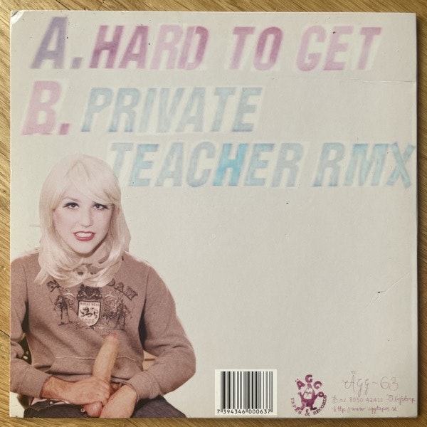 LILLA LOVIS Hard To Get (Turquoise vinyl) (Ägg Tapes & Records - Sweden original) (VG+/EX) 7"