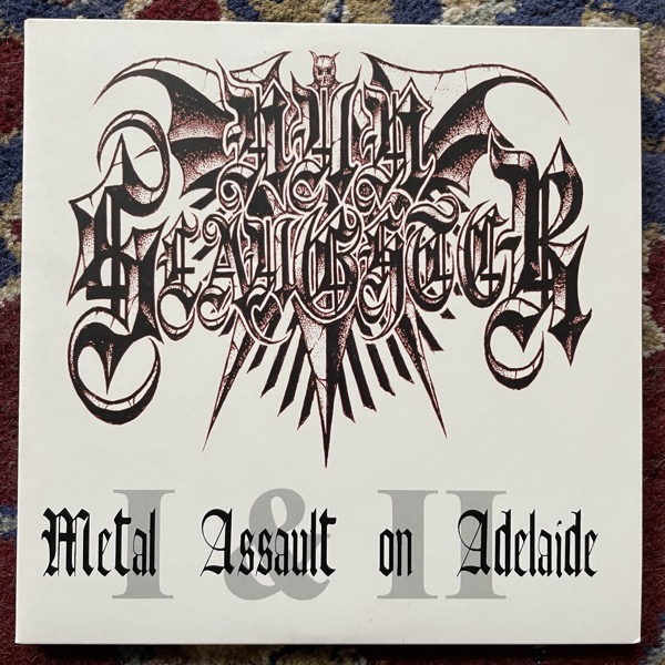NUNSLAUGHTER Metal Assault On Adelaide (Hells Headbangers - USA original) (NM/EX) 2x7"