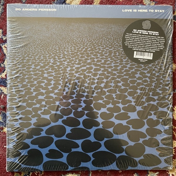 BO ANDERS PERSSON Love Is Here To Stay (Clear vinyl) (Subliminal Sounds - Sweden original) (EX/NM) 2LP