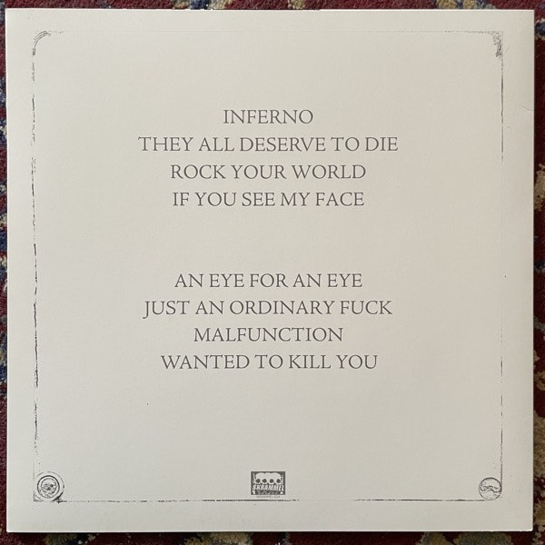 BRAINBOMBS Inferno (Skrammel - Sweden original) (EX/NM) LP