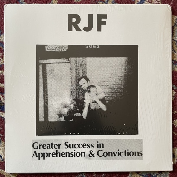 RJF Greater Success In Apprehension & Convictions (Harbinger Sound - UK reissue) (VG+/EX) LP