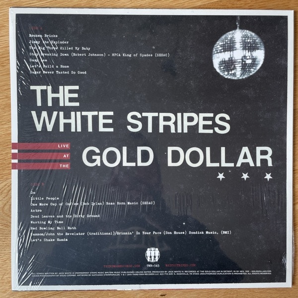 WHITE STRIPES, the Live At The Gold Dollar III (Red vinyl) (Vault Package) (Third Man - USA original) (NM/EX) LP+7"