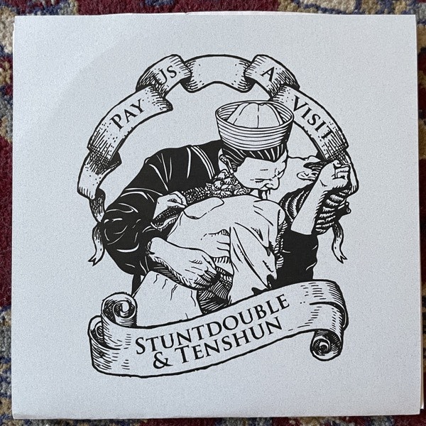 STUNTDOUBLE & TENSHUN Pay Us A Visit (Skrapez - USA original) (NM/EX) 7" -  Top Five Records - Online Record Store