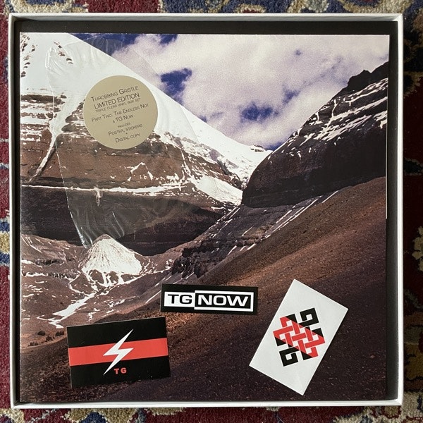 THROBBING GRISTLE Part Two - The Endless Not / TG Now (Clear vinyl) (Mute - Europe reissue) (NM) 3LP BOX