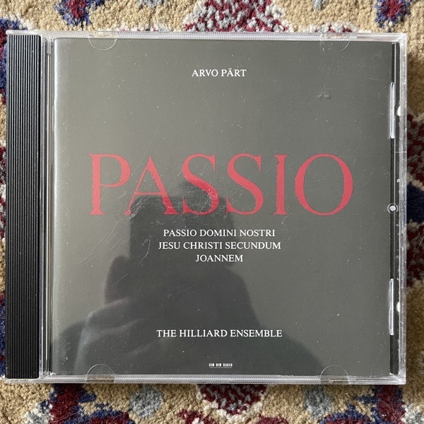 ARVO PÄRT, THE HILLIARD ENSEMBLE Passio (ECM New Series - Germany repress) (NM) CD