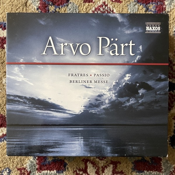 ARVO PÄRT Fratres · Passio · Berliner Messe (Naxos - Germany original) (EX/NM) 3CD BOX