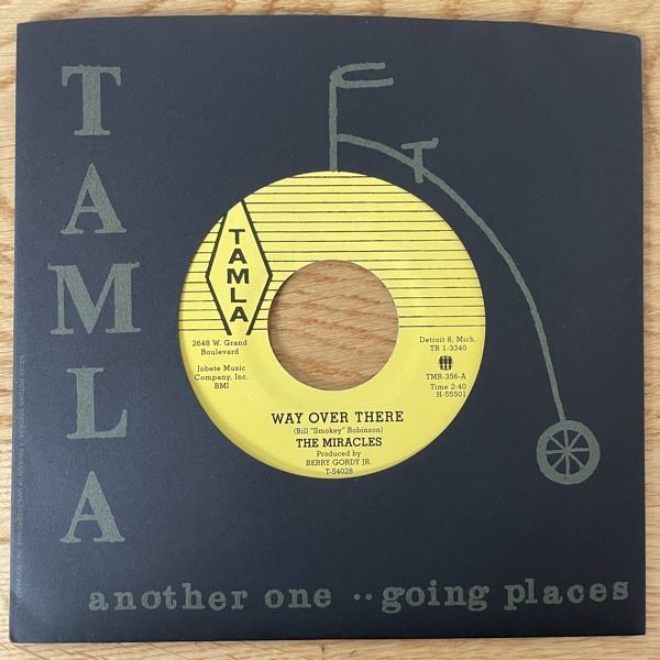 MIRACLES, the Way Over There (Third Man - USA reissue) (EX) 7"