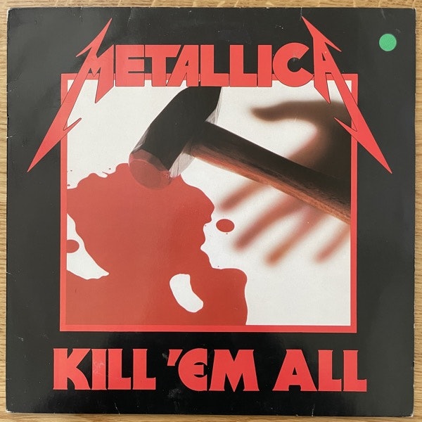 METALLICA Kill 'Em All (Vertigo - Europe 1989 reissue) (VG) LP