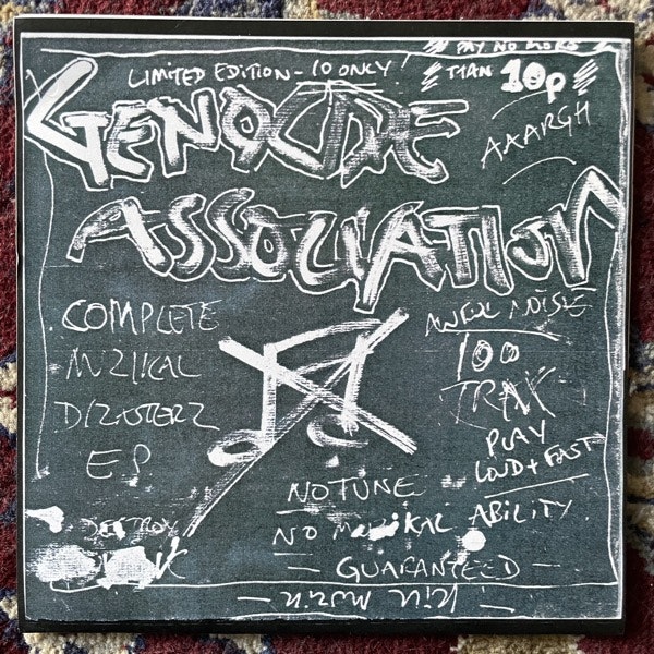 GENOCIDE ASSOCIATION Sonik Lobotomy Tape (No label - Reissue) (EX) 7"