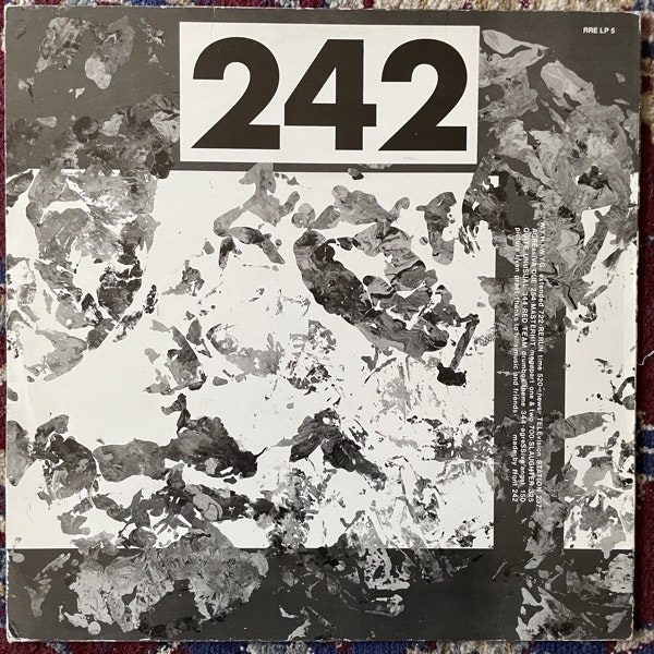 FRONT 242 Official Version (Red Rhino - Scandinavia original) (VG+/VG-) LP