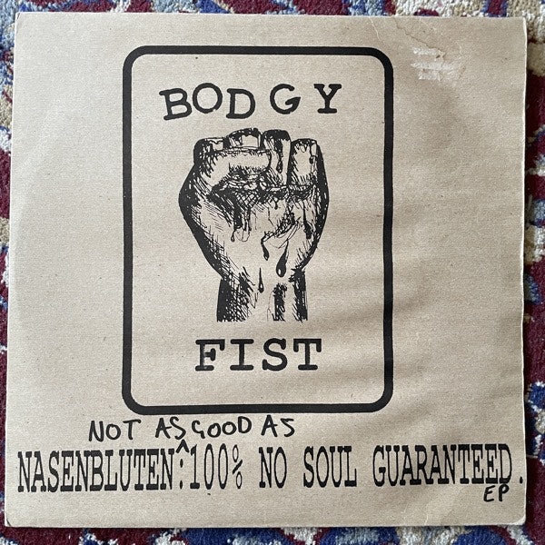 NASENBLUTEN Not As Good As 100% No Soul Guaranteed EP (Industrial