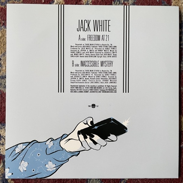 JACK WHITE Freedom At 21 (Tour Edition) (Third Man - USA original) (NM) 7"