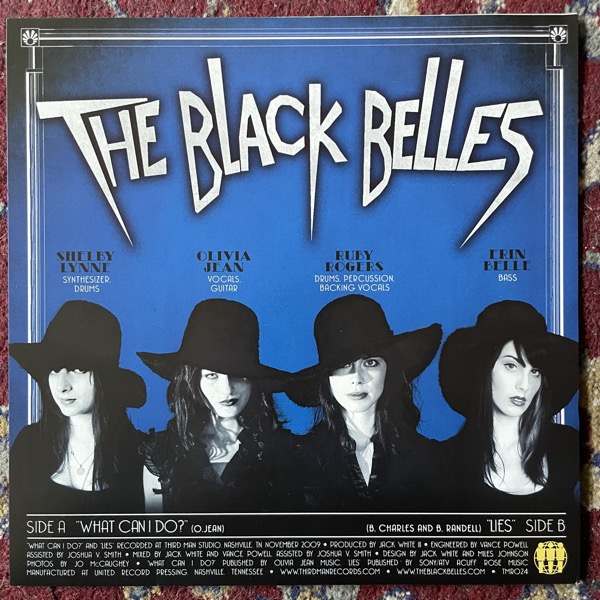 BLACK BELLES, the What Can I Do (Limited edition) (Third Man - USA original) (EX) 8"