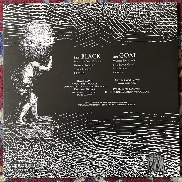 BLACK GOAT Black Goat (Nuclear War Now! - USA reissue) (NM/EX) LP