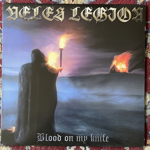 VELES / LEGION Blood On My Knife (No Colours - Germany original) (VG+/EX) LP