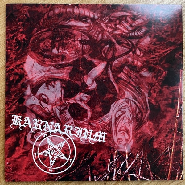 BESTIAL MOCKERY / KARNARIUM Hail Occult Masters (Hells Headbangers - USA original) (EX) 7"