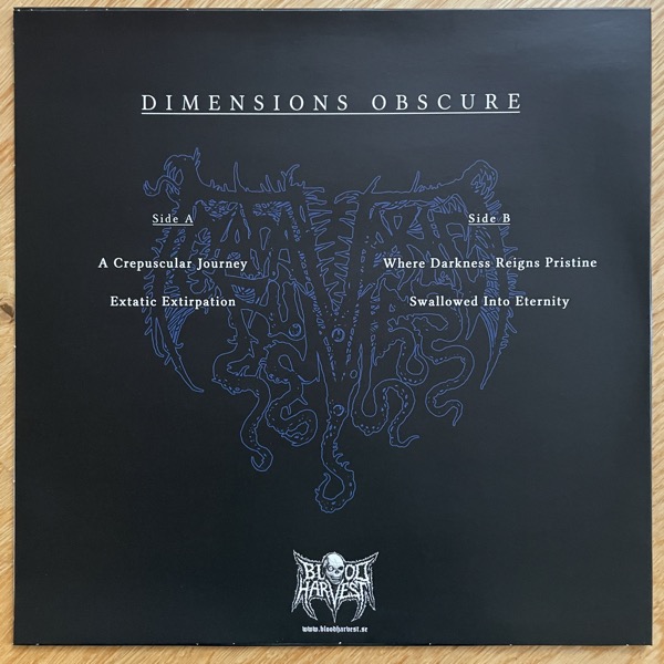 CADAVERIC FUMES Dimensions Obscure (Purple vinyl) (Blood Harvest - Sweden 2nd press) (EX) MLP