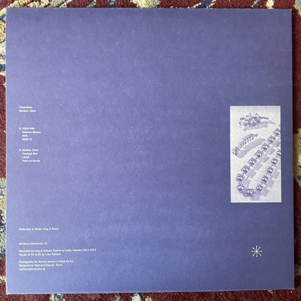 ULWHEDNAR Modern Silver (White vinyl) (Northern Electronics - Sweden original) (NM) LP