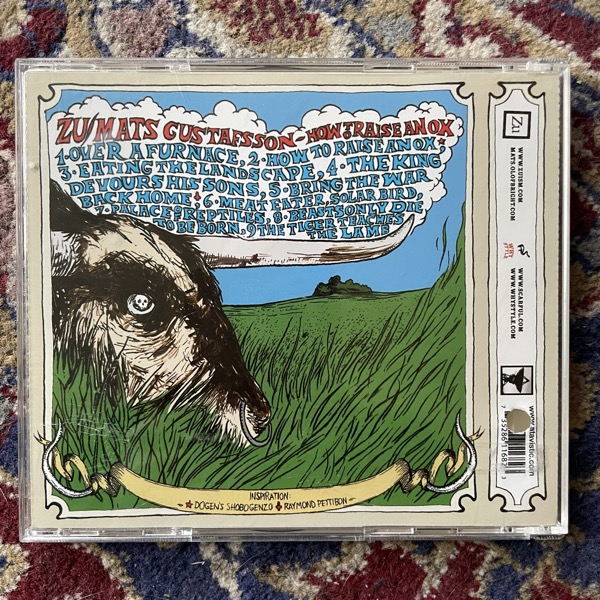 ZU / MATS GUSTAFSSON How To Raise An Ox (Atavistic - USA original) (NM) CD
