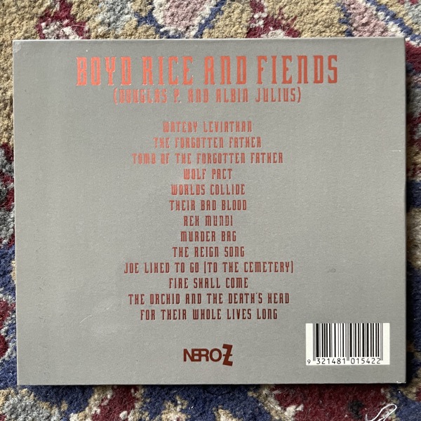 BOYD RICE & FIENDS Wolf Pact (Neroz - Australia original) (EX) CD