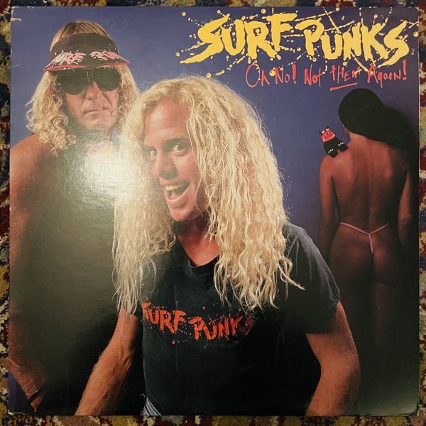 SURF PUNKS Oh No! Not Them Again! (Enigma - USA original) (VG+/EX) LP