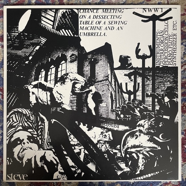 NURSE WITH WOUND Chance Meeting On A Dissecting Table Of A Sewing Machine And An Umbrella (No label - Germany 1990 reissue) (EX) LP