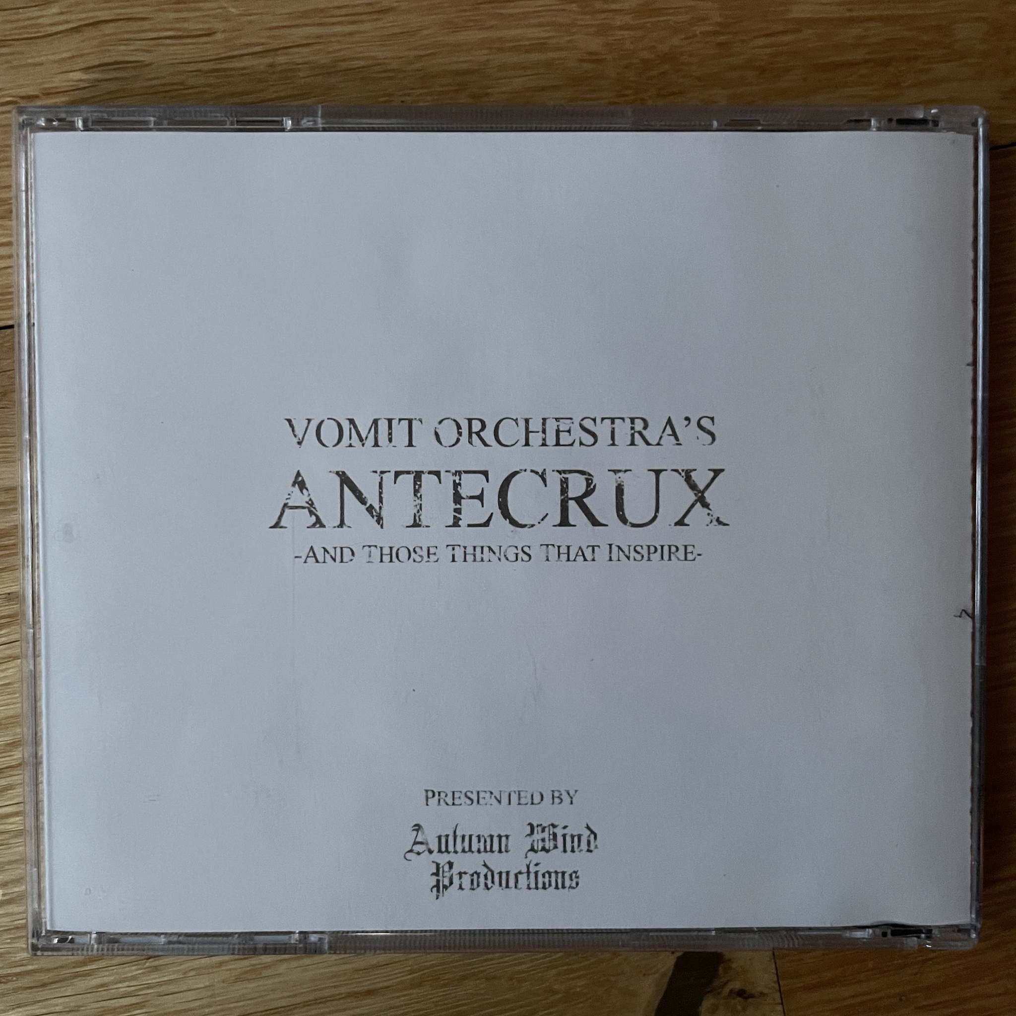 VOMIT ORCHESTRA Antecrux (Autumn Wind - USA original) (NM) CD
