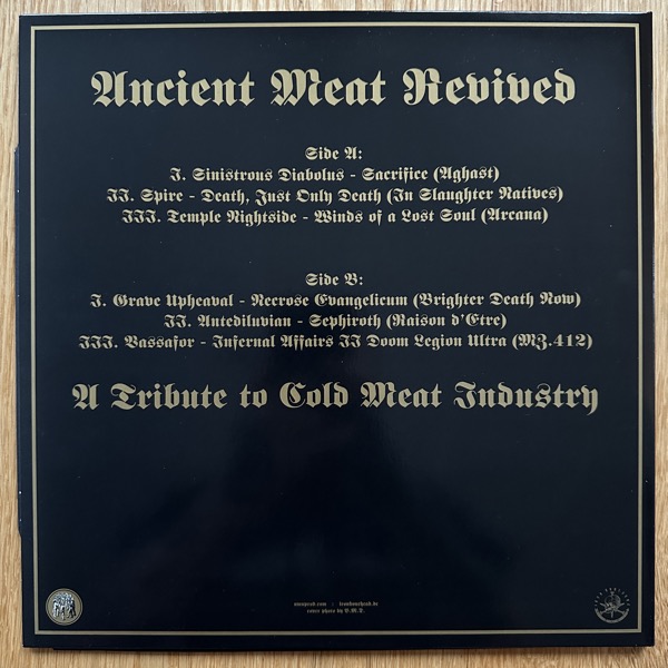 VARIOUS Ancient Meat Revived / A Tribute To Cold Meat Industry (Nuclear War Now! - USA original) (EX/NM) LP