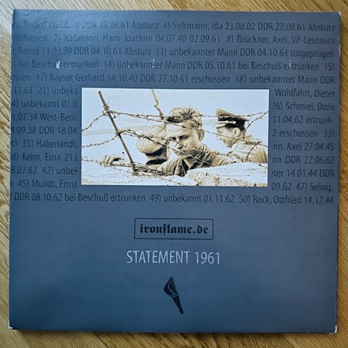 VARIOUS Statement 1961 (Ironflame - Germany original) (VG/NM) 2LP+7"+CD