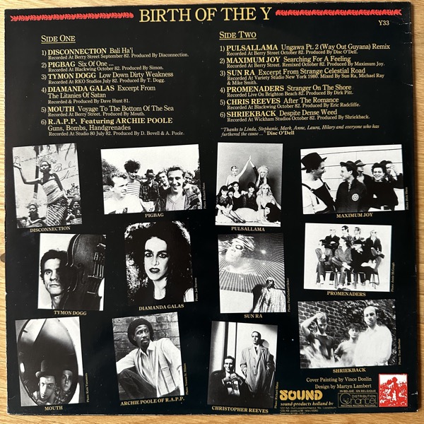VARIOUS Birth Of The Y (Y - Holland original) (VG+) LP