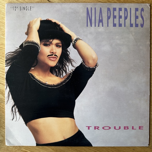 NIA PEEPLES Trouble (Promo) (Mercury - USA original) (VG+) 12"