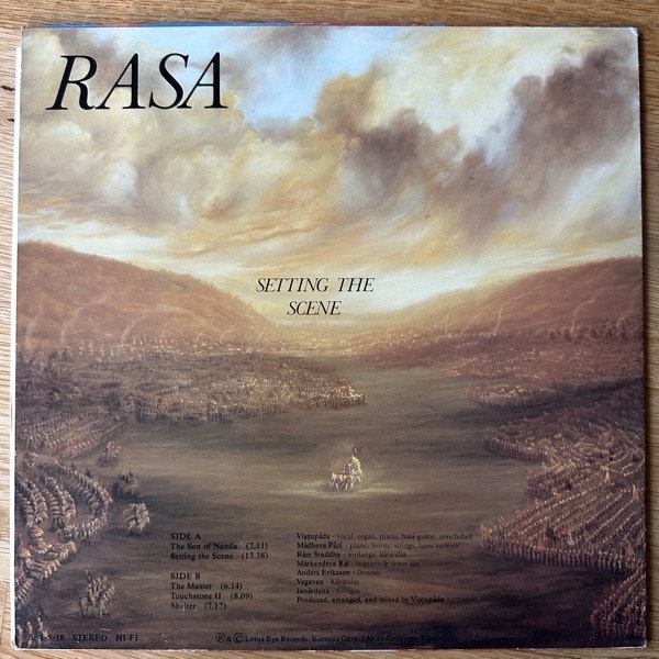 RASA Setting The Scene (Lotus Eye - Sweden original) (VG+) LP