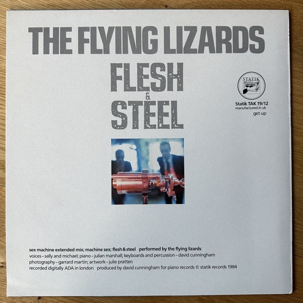 FLYING LIZARDS, the Sex Machine (Statik - UK original) (EX) 12"