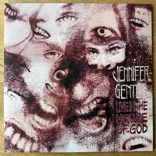 JENNIFER GENTLE Live In The House Of God (White vinyl) (A Silent Place - Italy original) (EX) LP