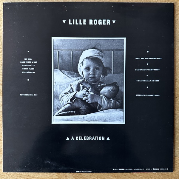 VERBOTEN / LILLE ROGER Despise / A Celebration (Psychopathia - Sweden original) (EX/NM) LP