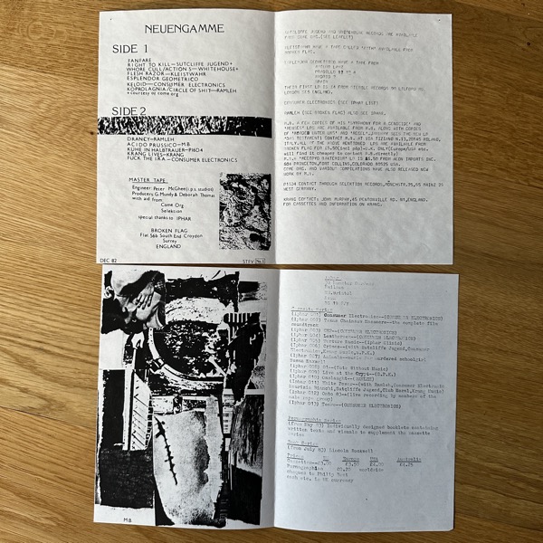 VARIOUS Neuengamme (Broken Flag - UK original) (VG+) LP