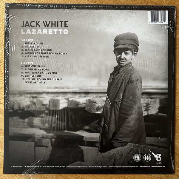 JACK WHITE Lazaretto (Ultra LP) (Third Man - USA original) (NM) LP