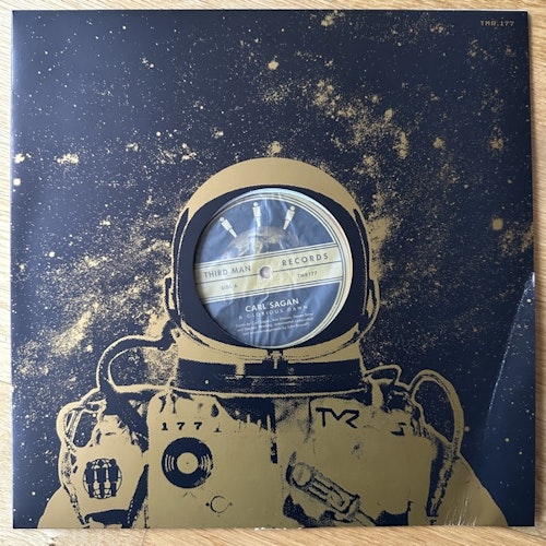 CARL SAGAN A Glorious Dawn (Gold vinyl, with extras) (Third Man - USA reissue) (VG/NM) 12"