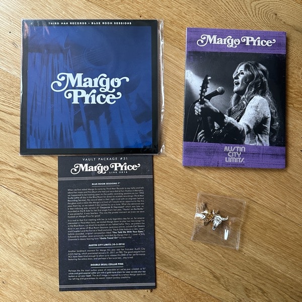 MARGO PRICE Live 2016 (Clear, white vinyl) (Third Man - USA original) (EX/NM) 2LP+7"+DVD