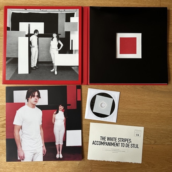 WHITE STRIPES, the De Stijl XX (White, red vinyl) (Third Man - USA original) (EX) 2LP+DVD HARDCOVER