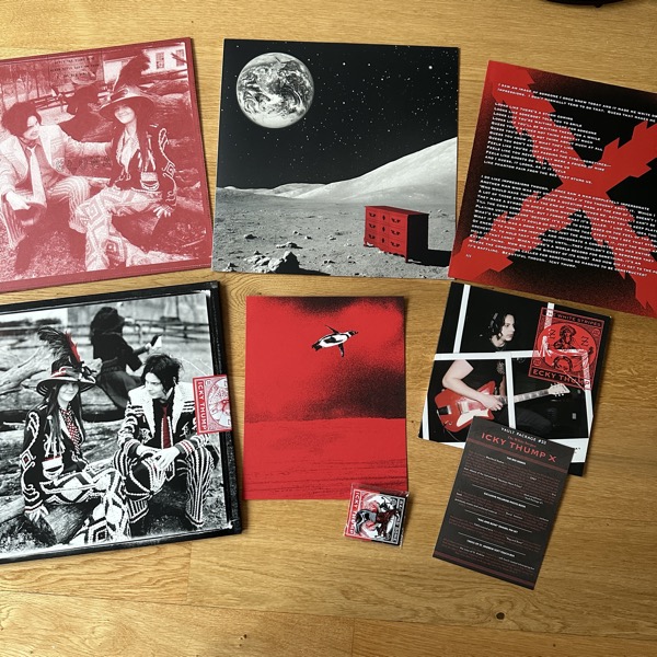 WHITE STRIPES, the Icky Thump X (Red, white, black vinyl) (Third Man - USA original) (NM) 4LP BOX