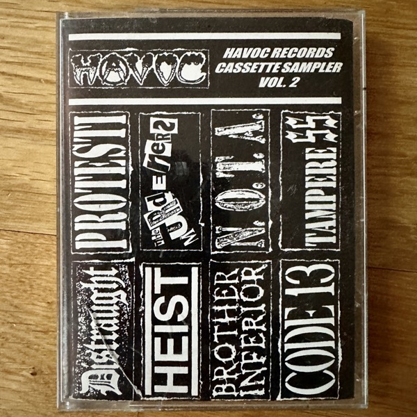 VARIOUS Havoc Records Cassette Sampler Vol.2 (Trująca Fala - Poland original) (VG+) 2xTAPE