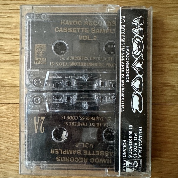 VARIOUS Havoc Records Cassette Sampler Vol.2 (Trująca Fala - Poland original) (VG+) 2xTAPE