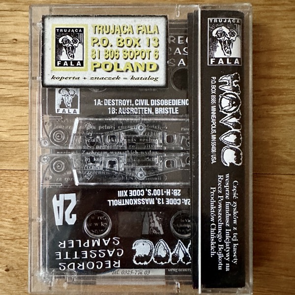 VARIOUS Havoc Records Cassette Sampler (Trująca Fala - Poland original) (VG+) 2xTAPE