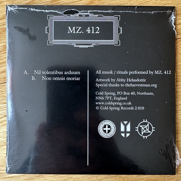 MZ.412 MZ.412 (Cold Spring - UK original) (SS) 5"