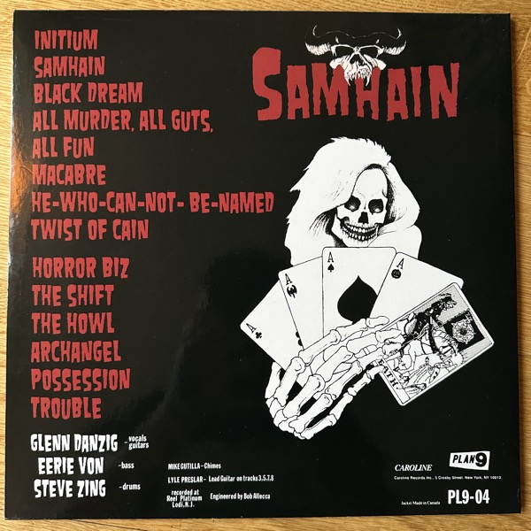 SAMHAIN Initium (No label - Reissue) (NM/EX) LP